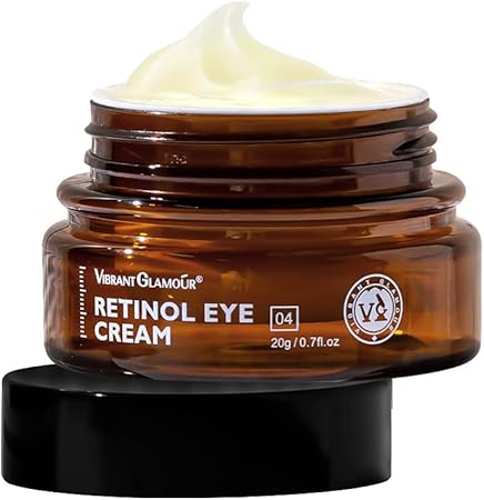 Goreem Retinol Eye Cream Dark Circles Fade Fine Lines Remove Eye Bags Anti-Wrinkle Anti-Aging Firming Brighten Skin 20g