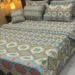 Printed Comforter Set 7pc